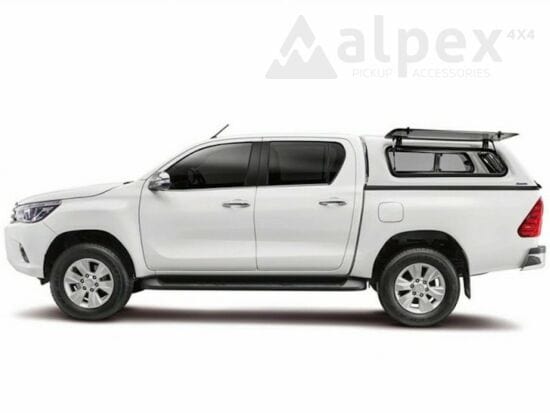 Aeroklas Stylish Hardtop - Toyota Hilux - Doble Cabina 2015+ (Ventanas abatibles)