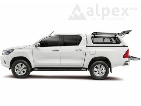 Aeroklas Stylish Hardtop - Toyota Hilux - Doble Cabina 2015+ (Ventanas abatibles)