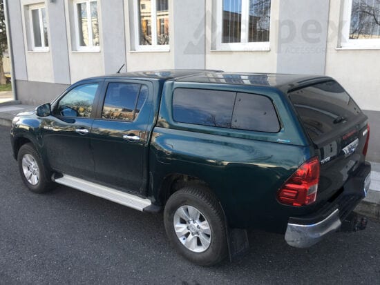 Aeroklas Stylish Hardtop - Toyota Hilux - Doble Cabina 2015+ (Ventanas escamoteables)