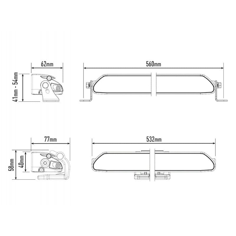 Barra de 18 LED - Lazer Linear 18 - Homologación CE