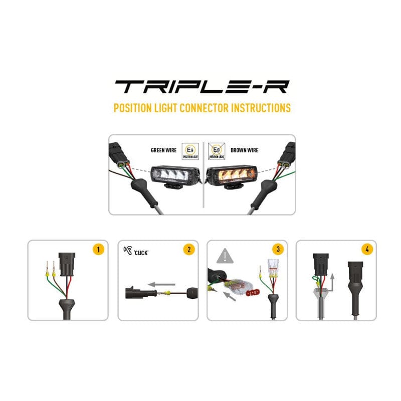 Barra de 4 LED - Laze Triple-R 750 - Homologación CE