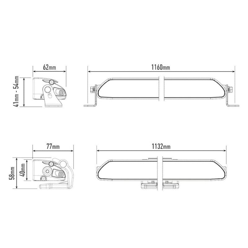 Barra Lazer Linear 42 LED - Homologación CE