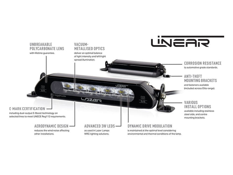 Barra Lazer Linear 48 LED - Homologación CE