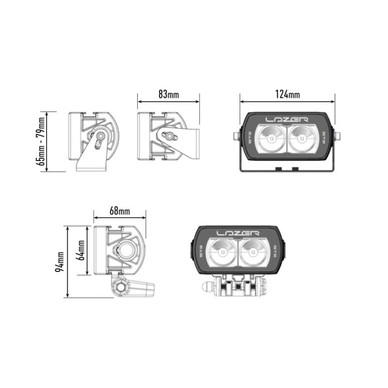 Barra Lazer LED - ST 2 Evolution - Homologación CE