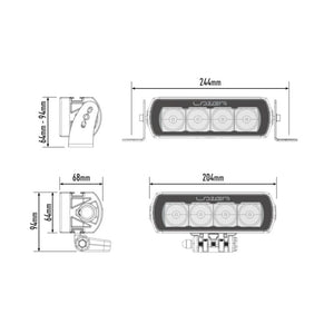 Barra Lazer LED - ST 4 Evolution - Homologación CE