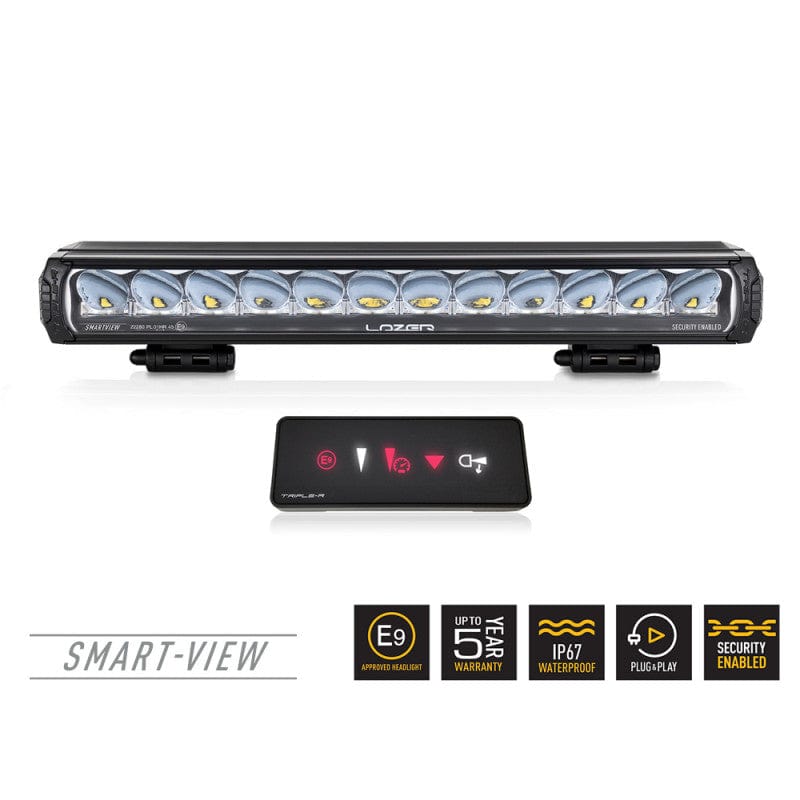 Barra Lazer LED - Triple R 1250 SMARTVIEW - 12 LED - Homologada CE