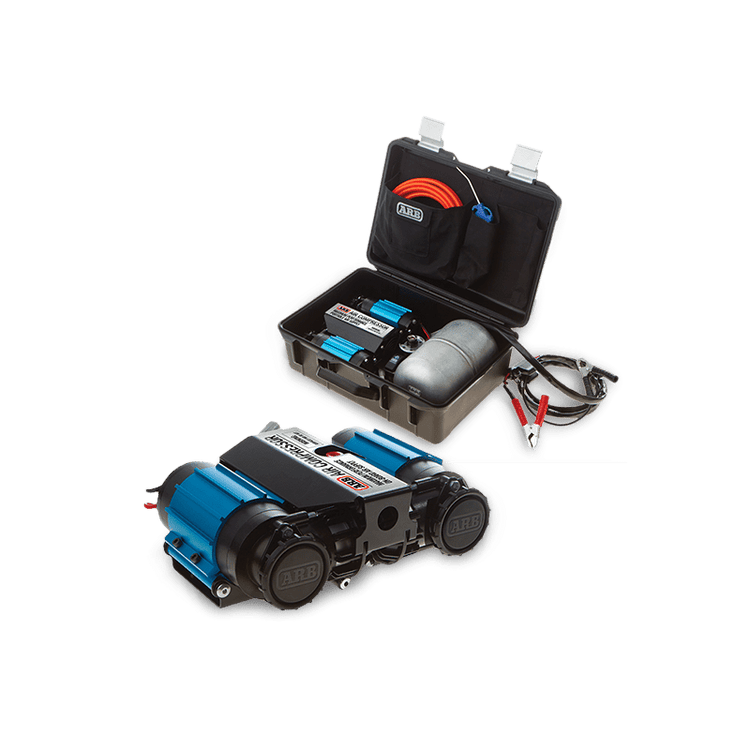 Compresor doble ARB 12v 174L/min - caja con reserva de 4L 12V