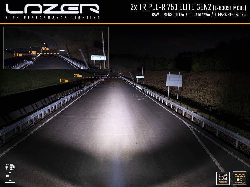 Iluminación delantera Lazer - Triple-R 750 Elite - Toyota VDJ200 2015+