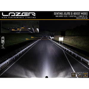 Lazer 24 LED con luces de posición - Sentinel 9" negro - homologado CEE