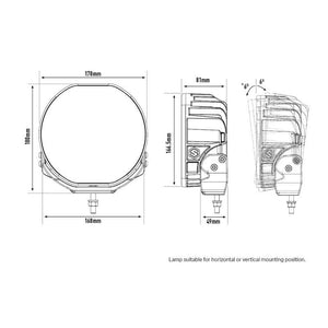 Luz LED Lazer de 7 pulgadas - Sentinel Standard - Homologación CE