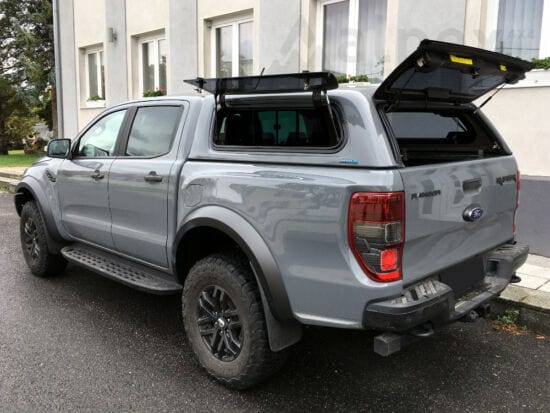 Hardtop Aeroklas (Ventanas abatibles) - Ford Ranger Doble Cabina - 2012 a 2022