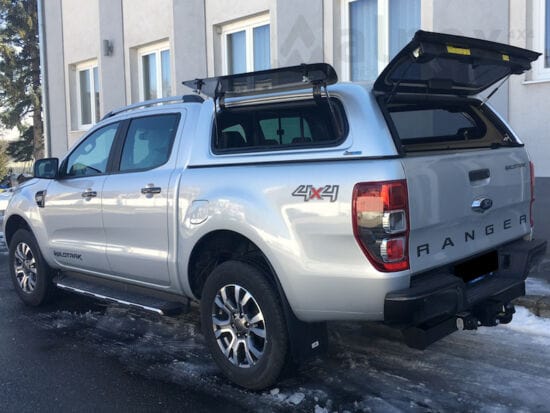 Hardtop Aeroklas (Ventanas abatibles) - Ford Ranger Doble Cabina - 2012 a 2022