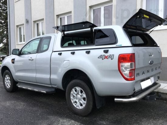 Hardtop Aeroklas (Ventanas abatibles) - Ford Ranger Extra Cab 2012 to 2022