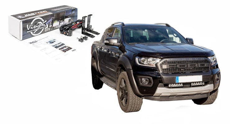 Kit de parachoques Vision-X de 2 barras LED (XPR-6E) - Ford Ranger+ 2019 (opcional)