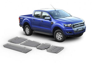 Juego de 5 protectores de aluminio RIVAL - 6mm - Ford Ranger 2012+