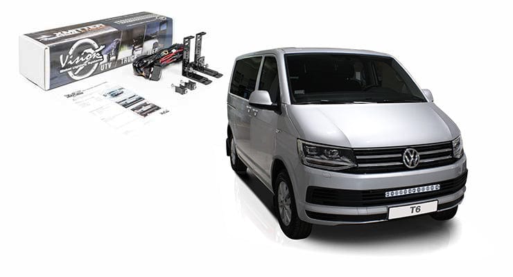 Kit de barra/carril Vision-X XPR-12M LED - Volkswagen Transporter T6 2016+ - sin radar de colisión