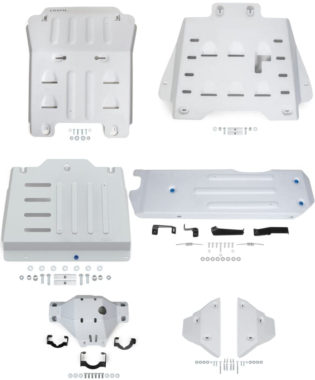 Kit de 6x Escudos RIVAL - Aluminio 6mm - Isuzu Dmax 2020+