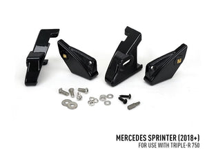 Kit de integración de barra LED Lazer en parachoques para Mercedes Sprinter 2018+.