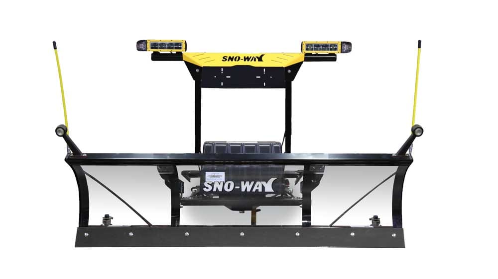 Pala de nieve SNOWAY 150x55cm - Giratoria con luces y arnés incluidos