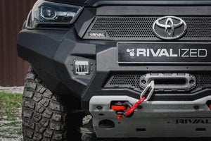 Pare-chocs avant Rival en Aluminium - avec feux LED - Toyota Hilux 2021+