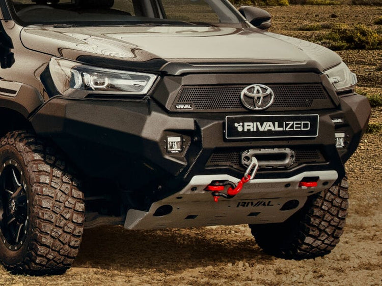 Pare-chocs avant Rival en Aluminium - avec feux LED - Toyota Hilux 2021+