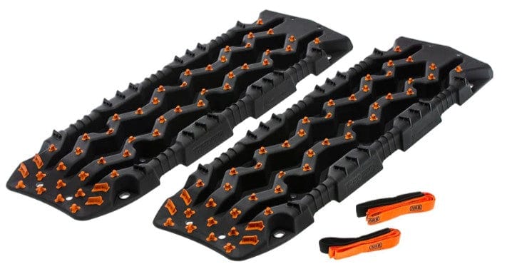 TREDPRO ARB Placas de arena (par) - antihundimiento - Negro/Naranja