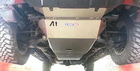 ALMONT 4WD Protectores inferiores de motor y transmisión para Suzuki Jimny 1998 a 2017 Caja de cambios