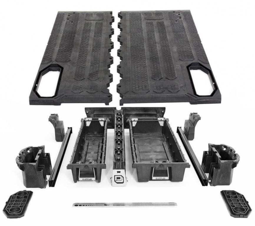 DECKED cajones impermeables para Isuzu DMAX de 2012 a 2019