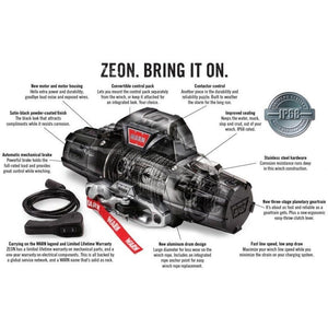 Cabrestante eléctrico WARN Zeon 10S 12V 4.5T - Sintético - CE